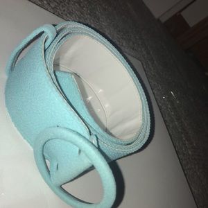 Robin egg blue belt